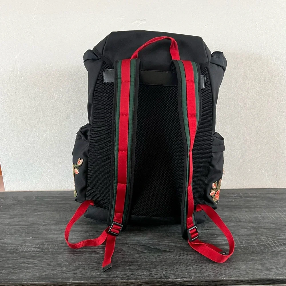 Gucci L'Aveugle Par Amour Embroidered Tech Pack Backpack - Picture 10 of 13